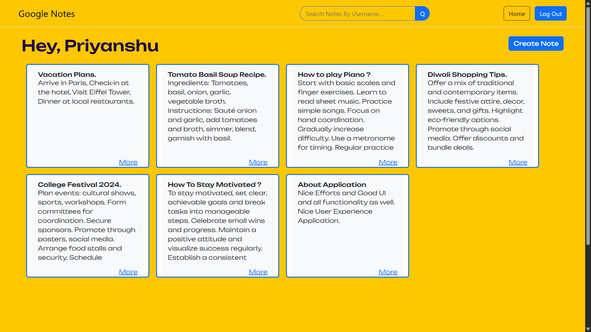 Google Notes